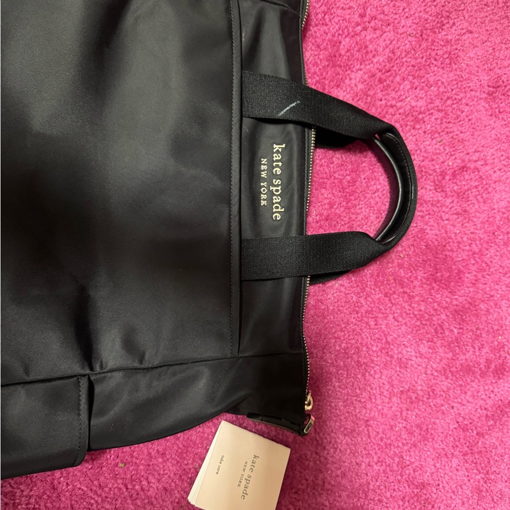 Kate Spade Elegant Black backpack/ computer bag.